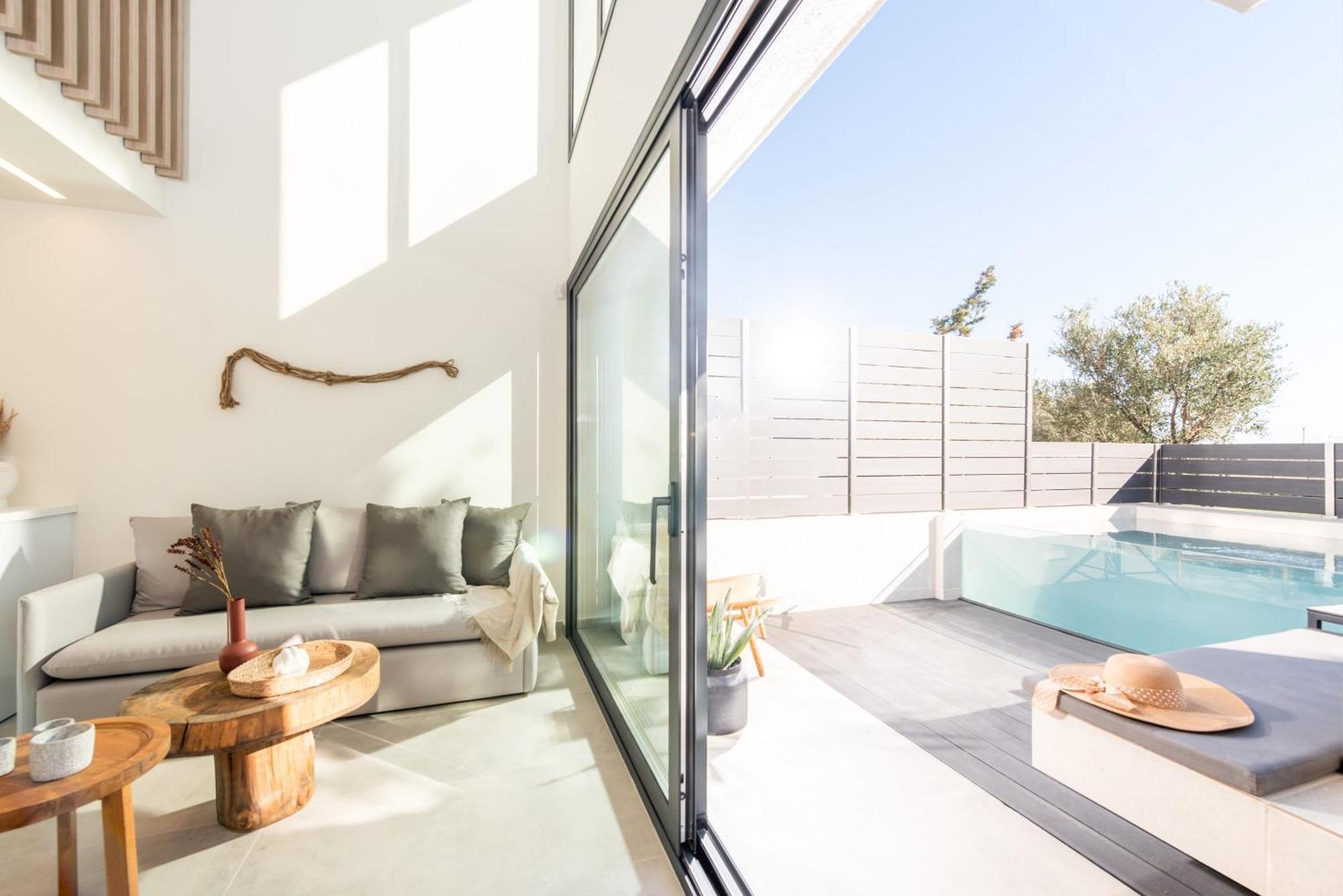 Serene Villas Halkidiki - Cfront Private Pool Néa Irákleia Eksteriør billede